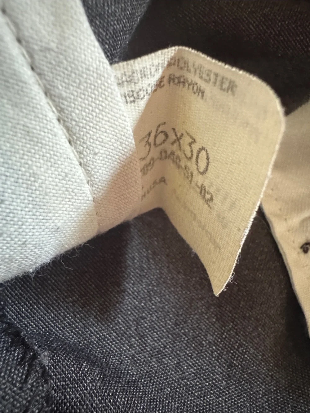 Haggar Classic Straight-Leg pleated grey Dress Pants men’s 36x30